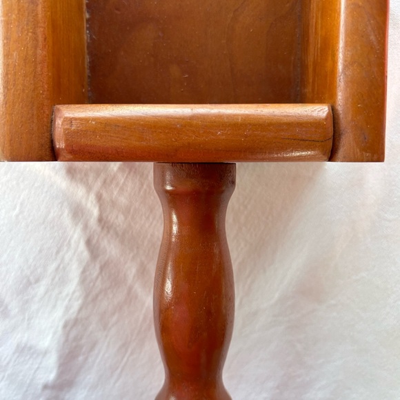 Vintage MCM wood flour or grain scoop wall sconce, farmhouse, country, farm - Picture 4 of 6